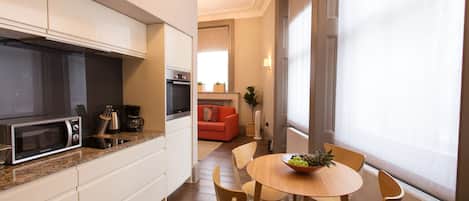 Appartement Deluxe, 1 lit double et 1 canapé-lit | Coin cuisine privé
