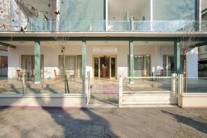Fassade der Unterkunft
