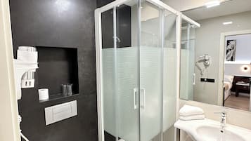 Free toiletries, hair dryer, towels