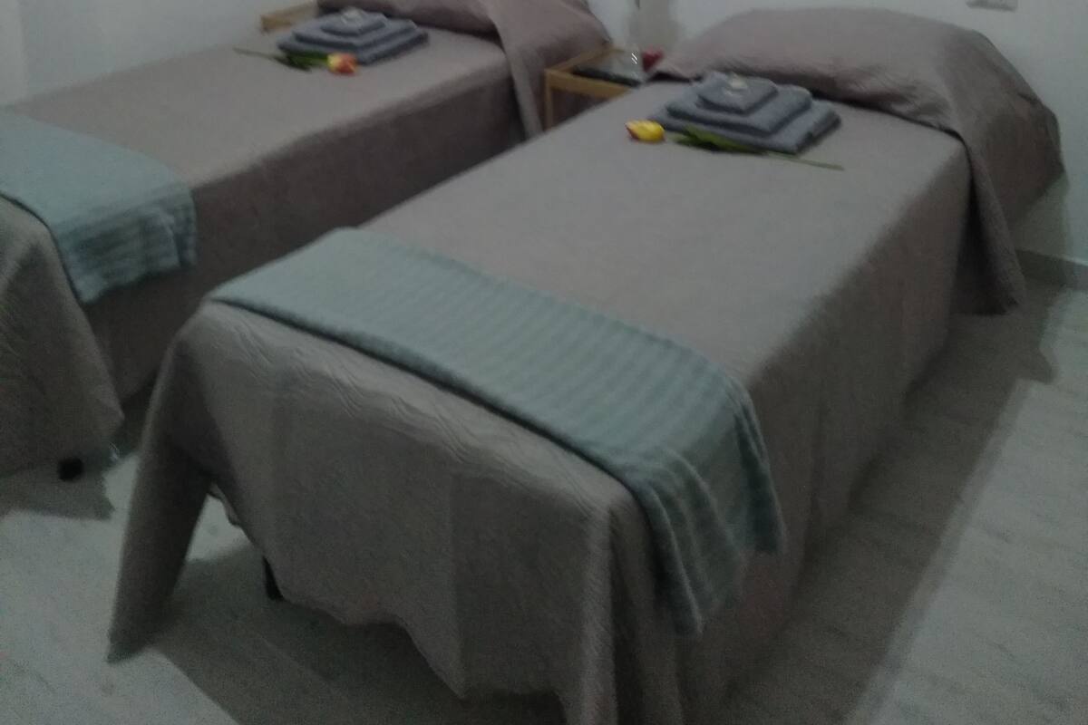 Memory-foam beds, individually decorated, individually furnished