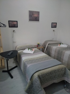 Memory-foam beds, individually decorated, individually furnished