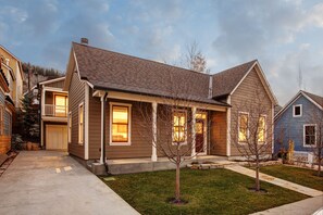 Front of property – evening/night