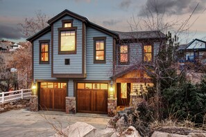 Front of property – evening/night