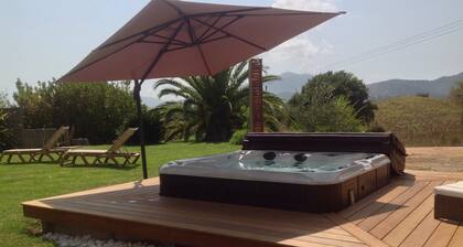 PROMO VILLA NEAR AJACCIO WITH SPA, NEAR BEACHES 5 MIN, 14 PEOPLE / 2 BATHROOM