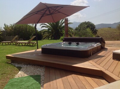 PROMO VILLA NEAR AJACCIO WITH SPA, NEAR BEACHES 5 MIN, 14 PEOPLE / 2 BATHROOM