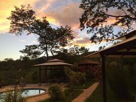 2 outdoor pools, pool umbrellas, sun loungers