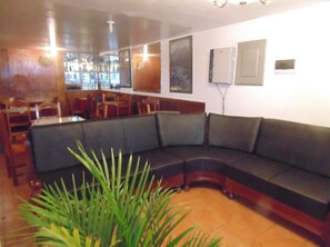 Sittområde i lobbyn