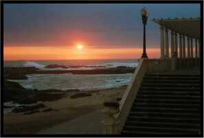 Vista para praia/oceano