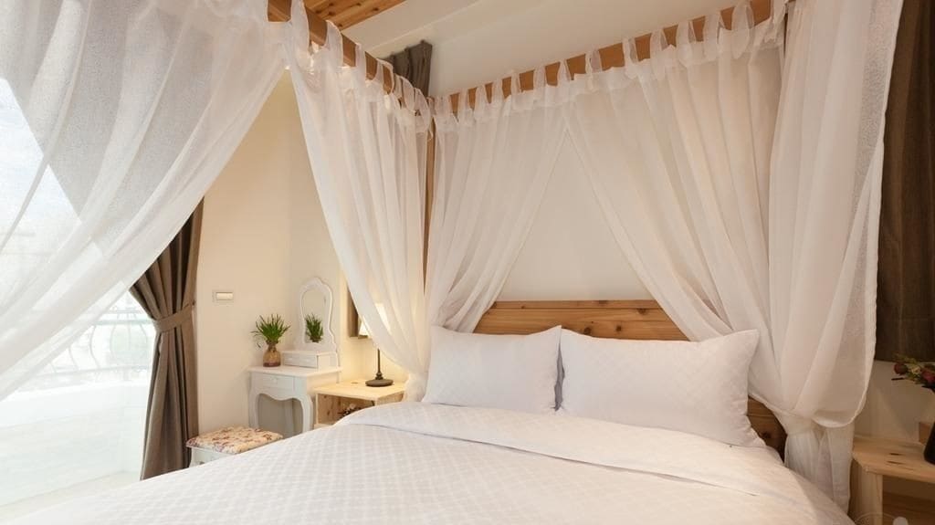 1 bedroom, desk, blackout drapes, iron/ironing board