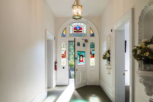 Interior entrance