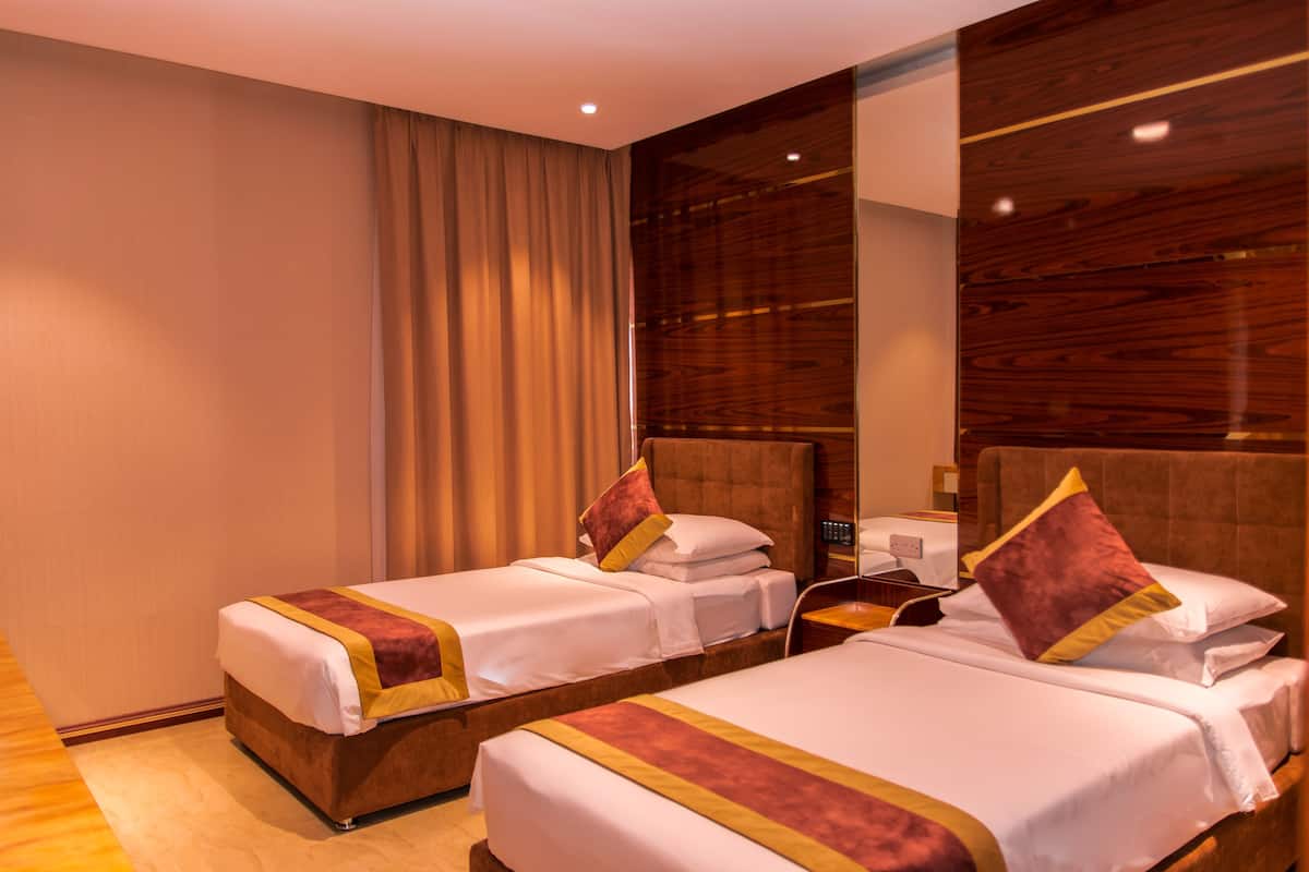 In-room safe, desk, blackout curtains, iron/ironing board