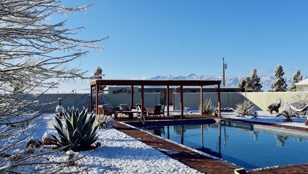 Pool - Secluded Pool Oasis  Mountain Views & Sunsets 1hr to Death Valley & Vegas (Pahrump)