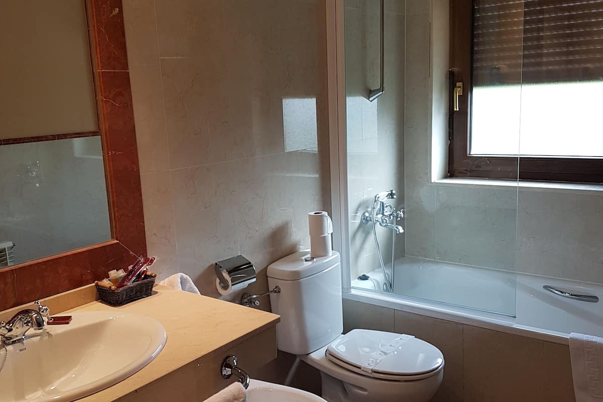 shower, hair dryer