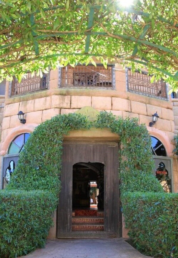 Entrada de la propiedad