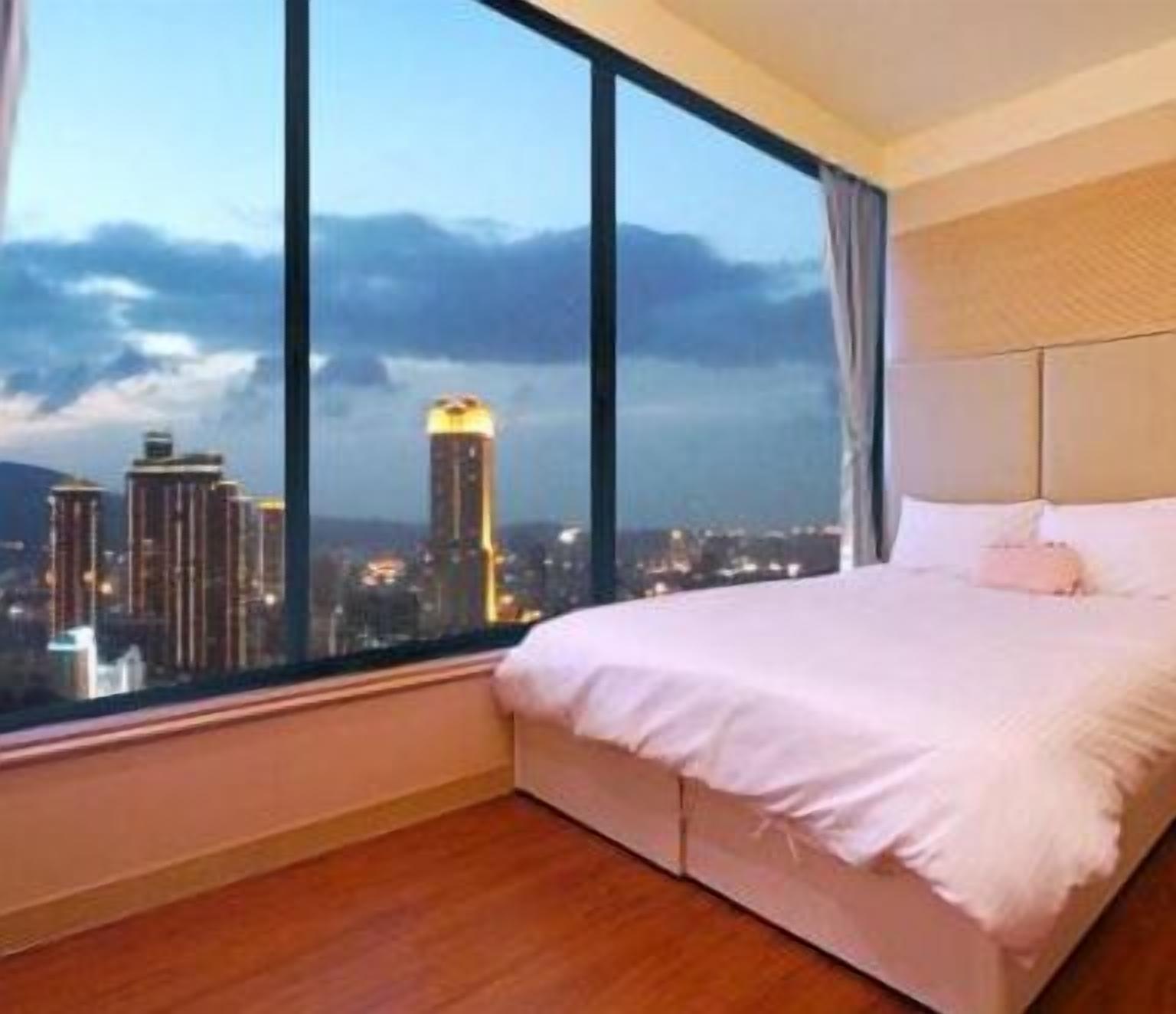 premium bedding, blackout curtains, free wifi, bed sheets