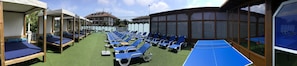 Seasonal outdoor pool