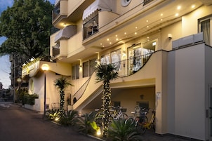 Front of property - evening/night