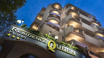 Front of property - evening/night