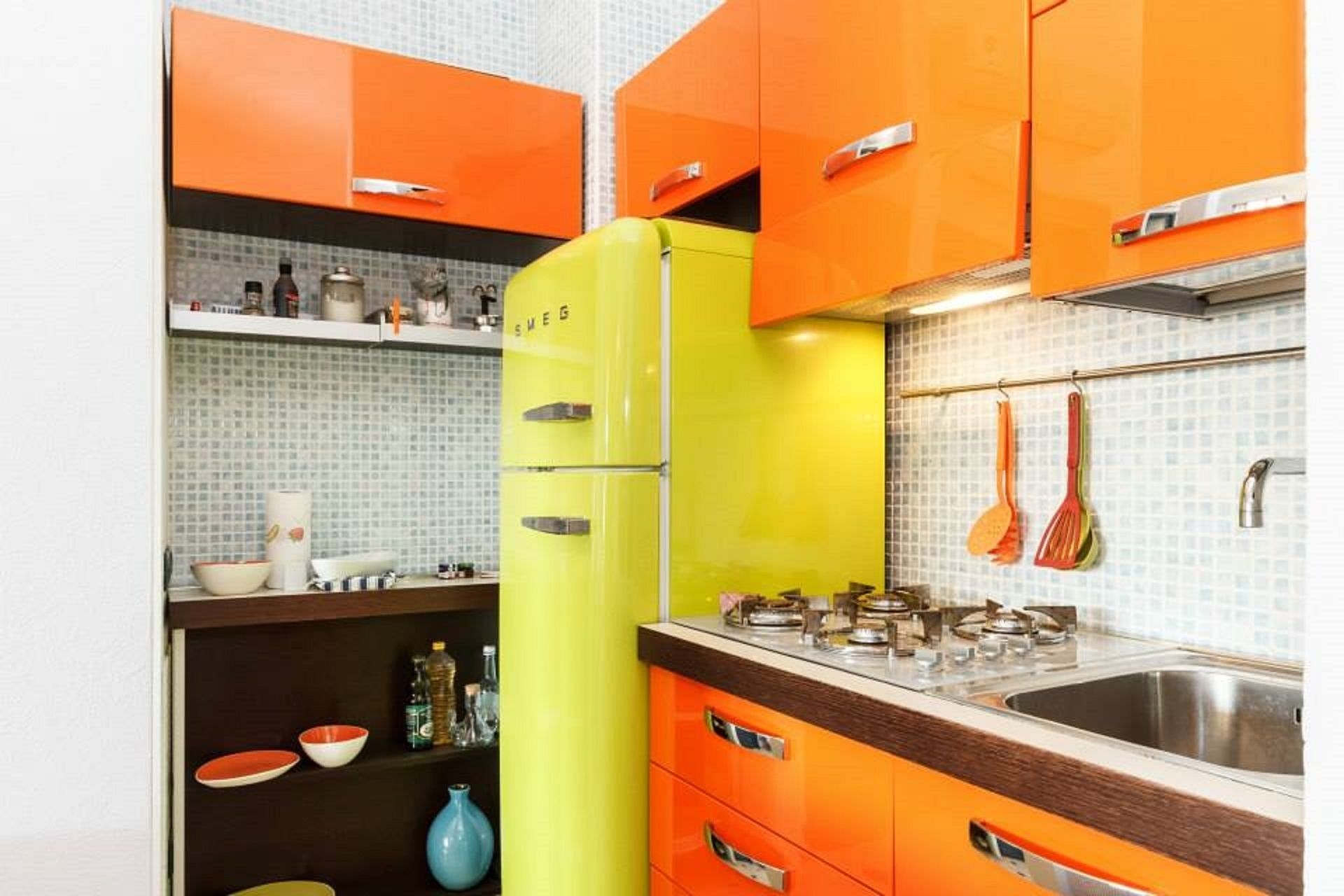 Apartamento básico, 2 quartos, vista para a cidade, na torre | Cozinha privada