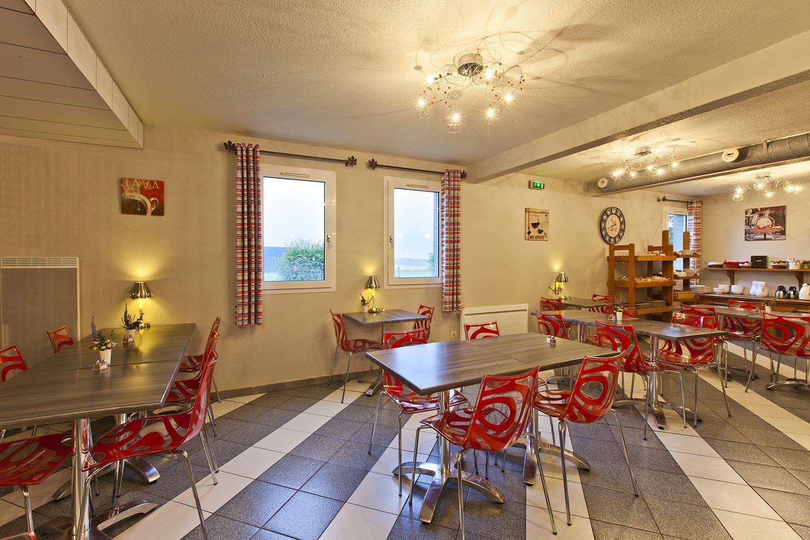 daily buffet breakfast (eur 9.5 per person)