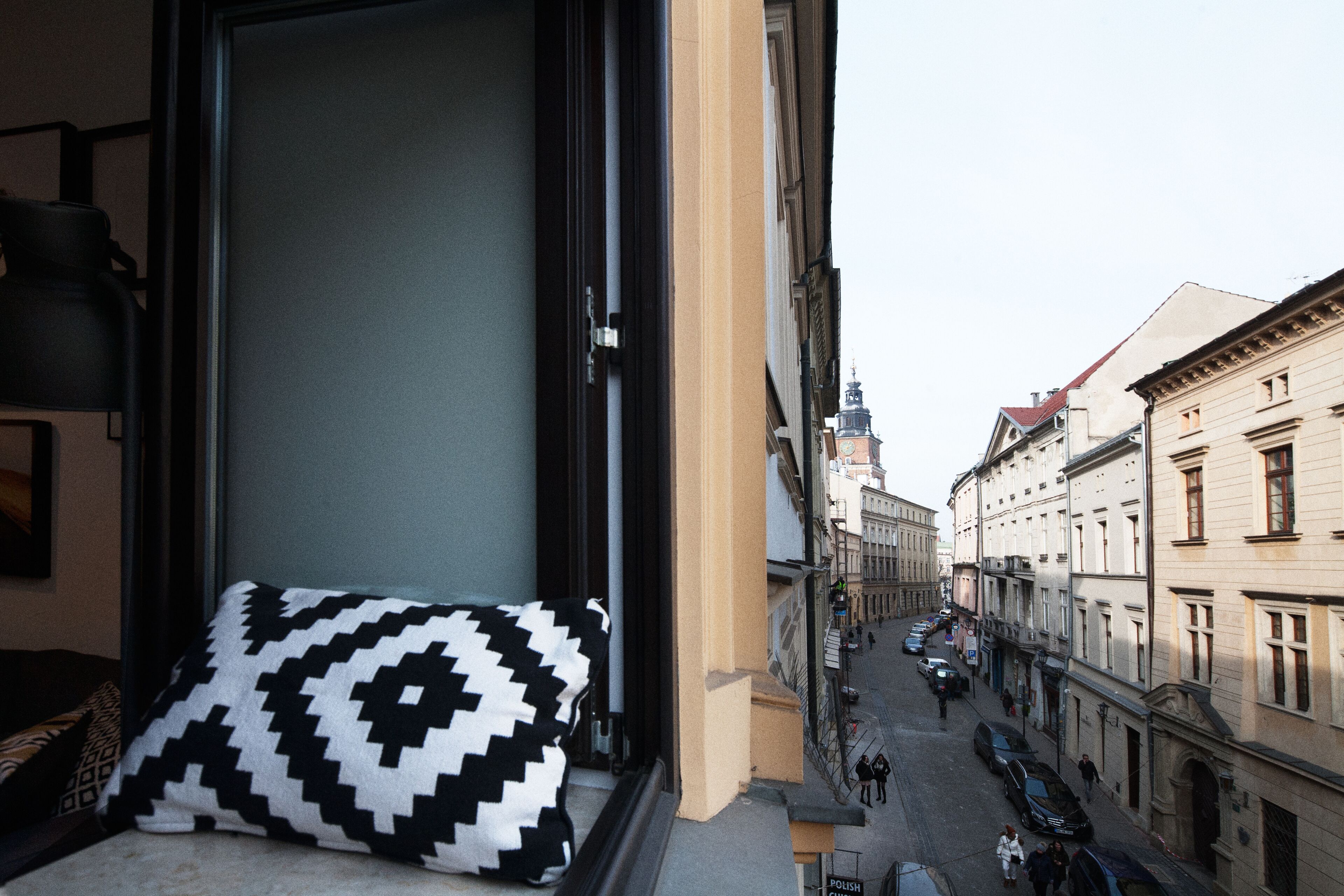 deluxe apartment, 1 bedroom, kitchenette, city view (bracka 15/6 street) | view from room