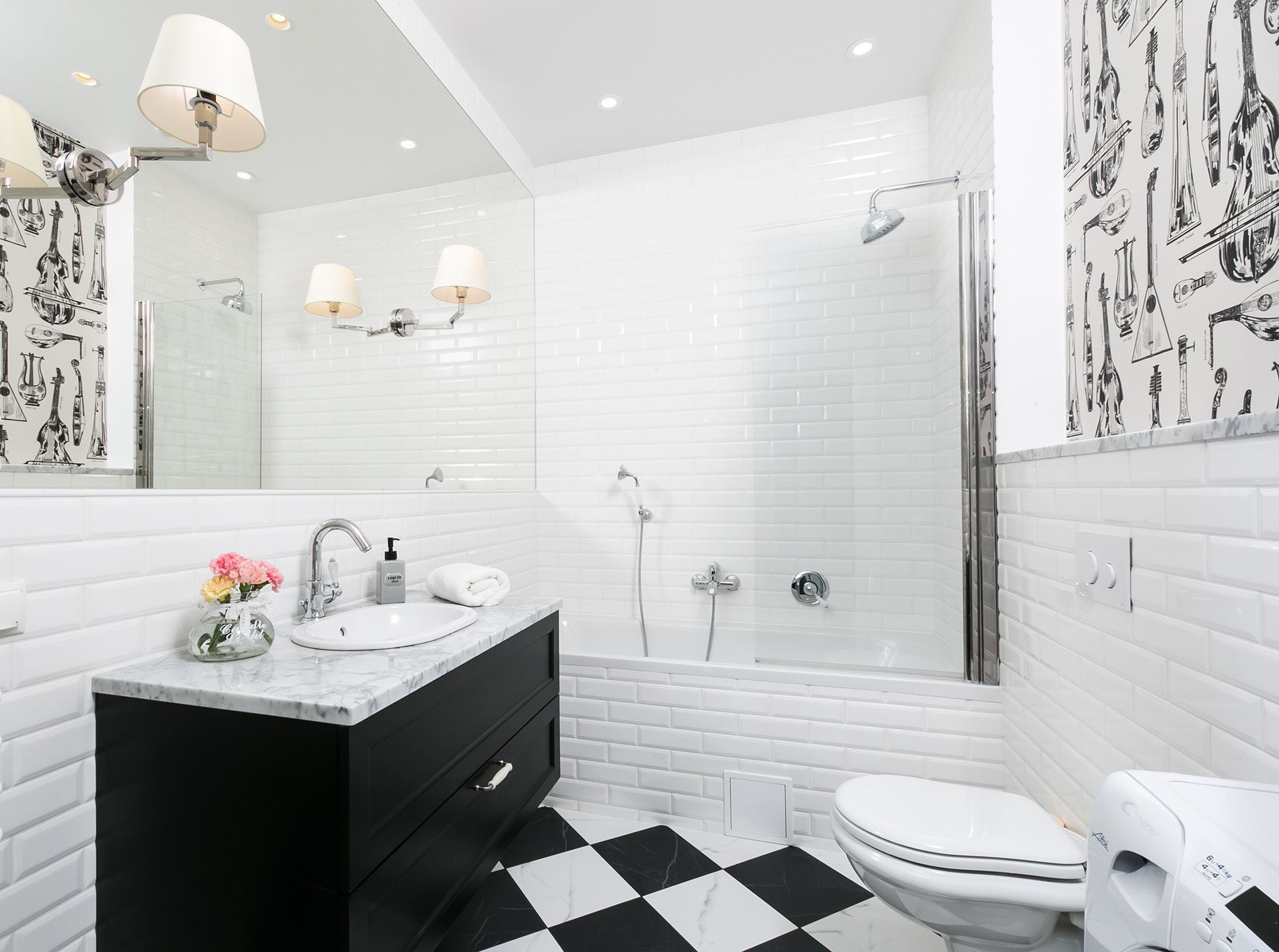 luxury apartment, 1 bedroom, kitchenette, city view | bathroom | bathtub, deep-soaking bathtub, free toiletries, hair dryer