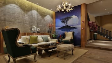 Lobby sitting area
