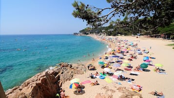 Vlak bij het strand