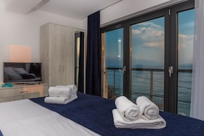 Apartment, 2 Schlafzimmer, Meerblick | Ausblick vom Zimmer