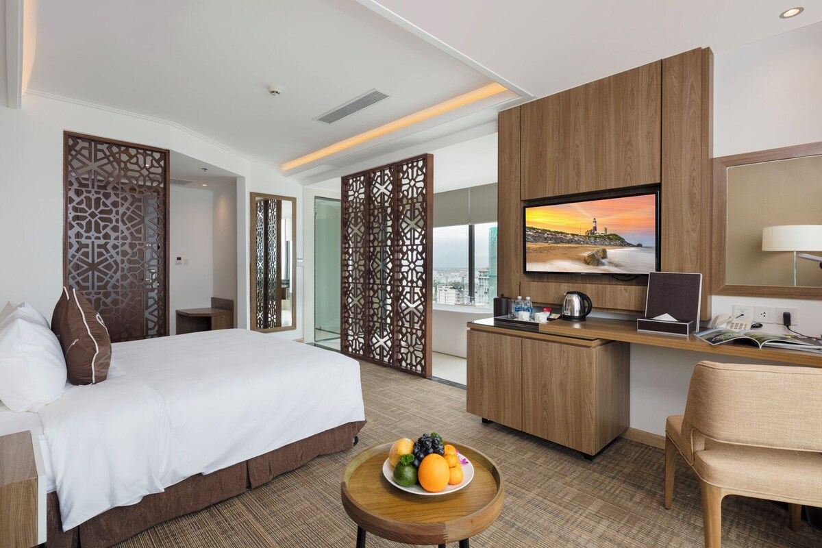 1 Schlafzimmer, hochwertige Bettwaren, Minibar, Zimmersafe