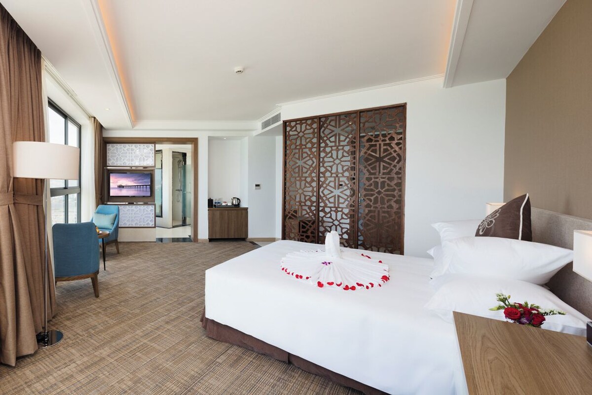 1 Schlafzimmer, hochwertige Bettwaren, Minibar, Zimmersafe