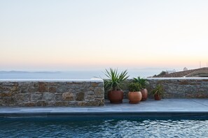 Luksus-villa - 4 soveværelser - privat pool - havudsigt | Strand-/havudsigt