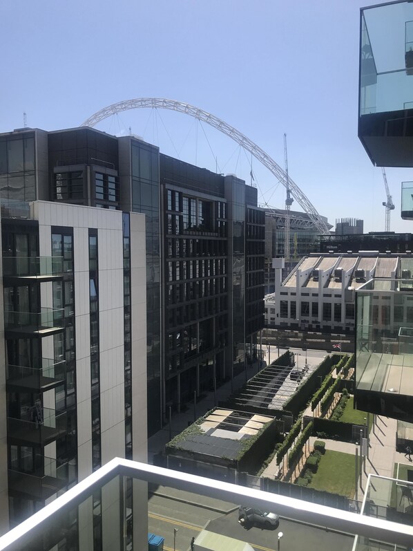 Blick von der Unterkunft