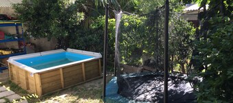 House with garden in the city center