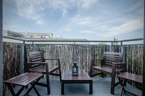 Appartement, 1 chambre, non-fumeurs, baignoire | Balcon