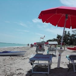 Private beach, sun-loungers, beach umbrellas, beach towels