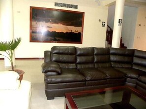 Sitteområde i lobbyen