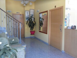 Interior entrance