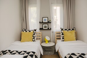 Family Cottage, 2 Bedrooms, Balcony | Premium bedding, in-room safe, individually decorated