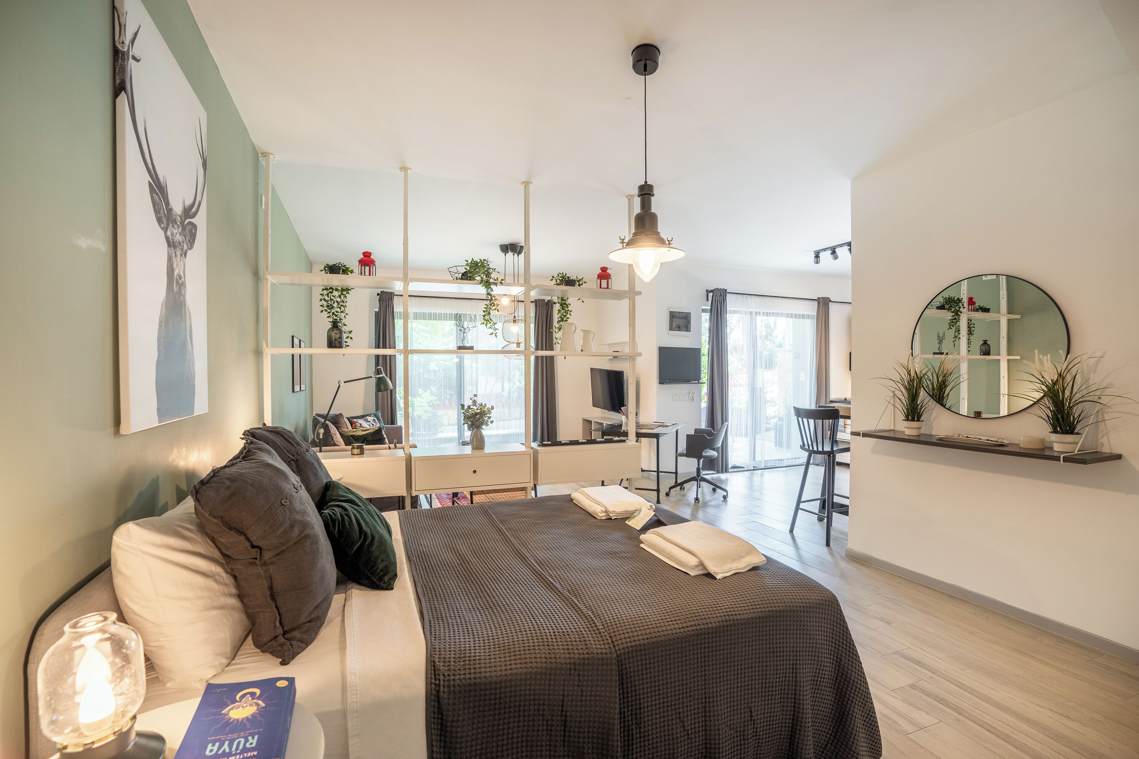 Studio Exclusive, sân hiên, quang cảnh vườn | Bộ đồ giường cao cấp, két bảo mật tại phòng, trang trí khác biệt 