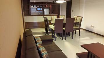 40-inch LED TV with cable channels, TV