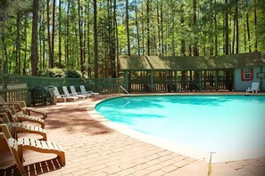 Seasonal outdoor pool