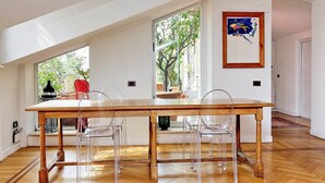 House, Multiple Beds, City View (Spanish Steps Terrace Penthouse) | In-room dining