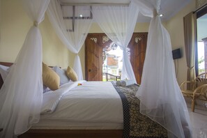 Deluxe Double Room | Desk, rollaway beds, free WiFi - Purnama Guest House (Ubud)