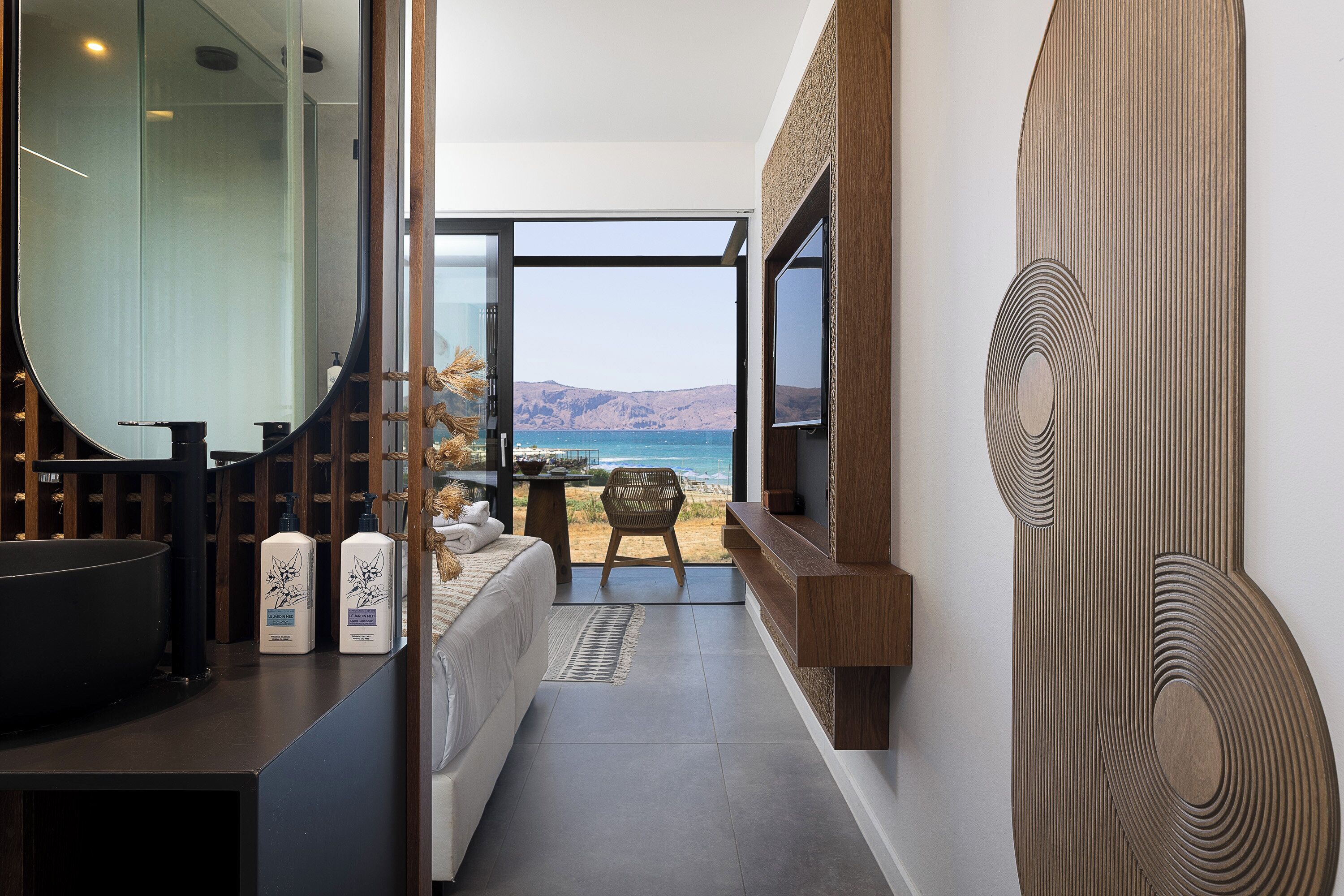 Chambre Premium, 1 grand lit, vue mer (Balcony) | Minibar, coffres-forts dans les chambres, bureau