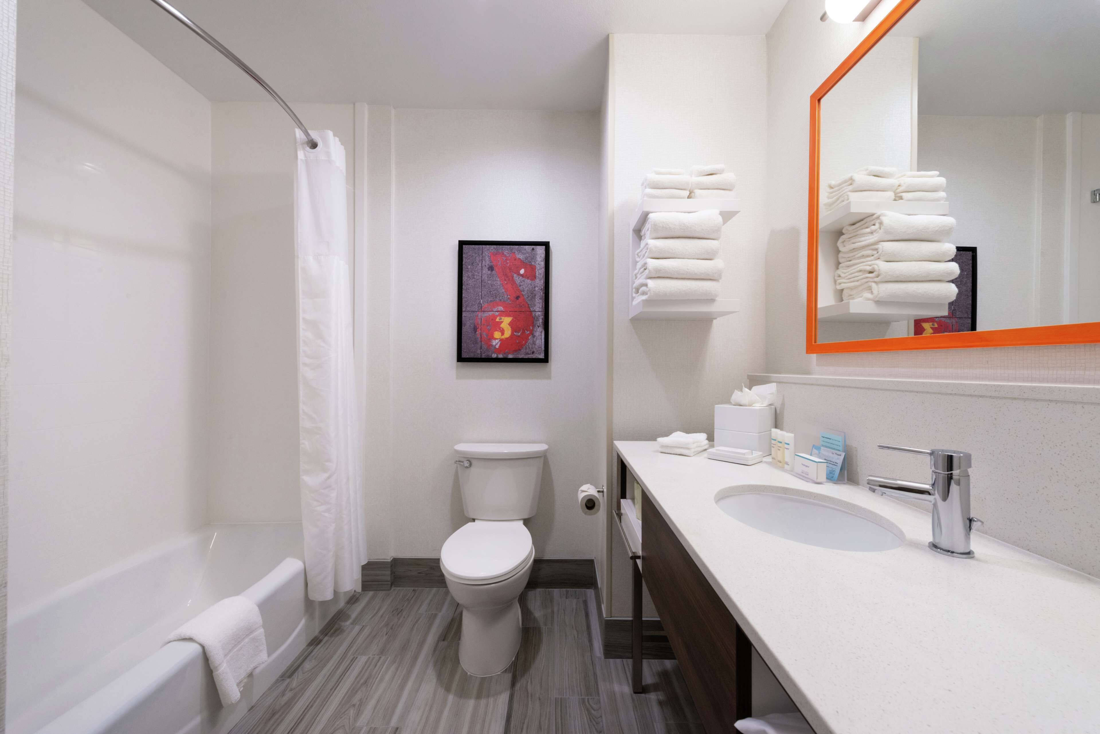 free toiletries, hair dryer, towels, soap