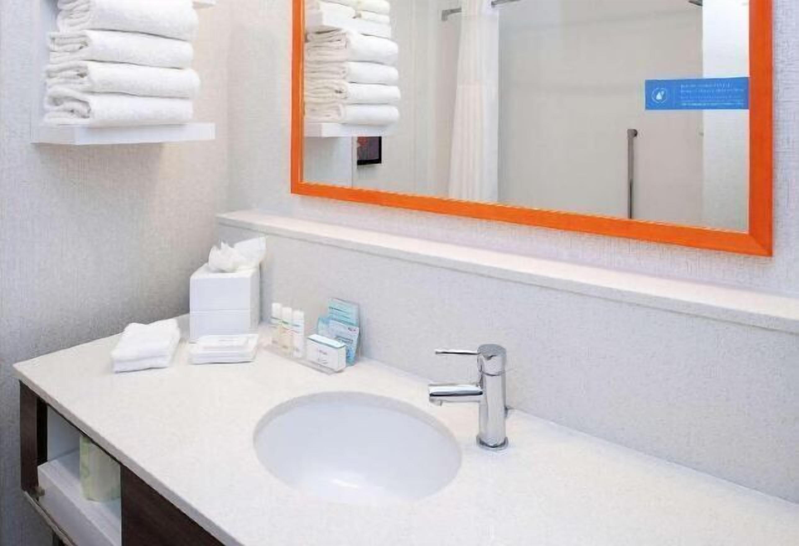 Free toiletries, hair dryer, towels, soap