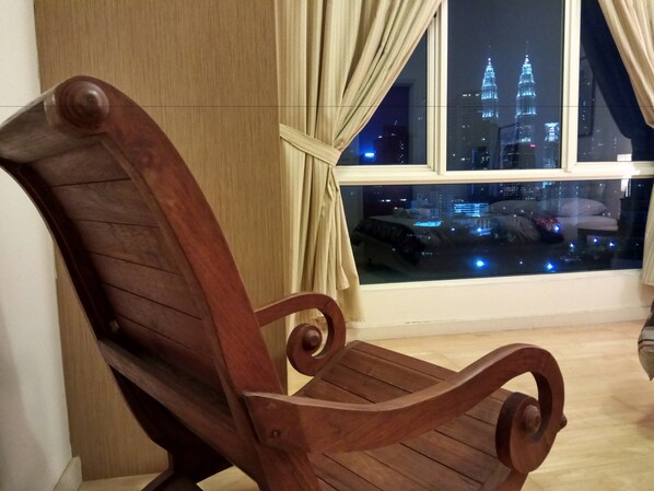 Economy-Apartment, 3 Schlafzimmer, Raucher, Stadtblick | Ausblick vom Zimmer