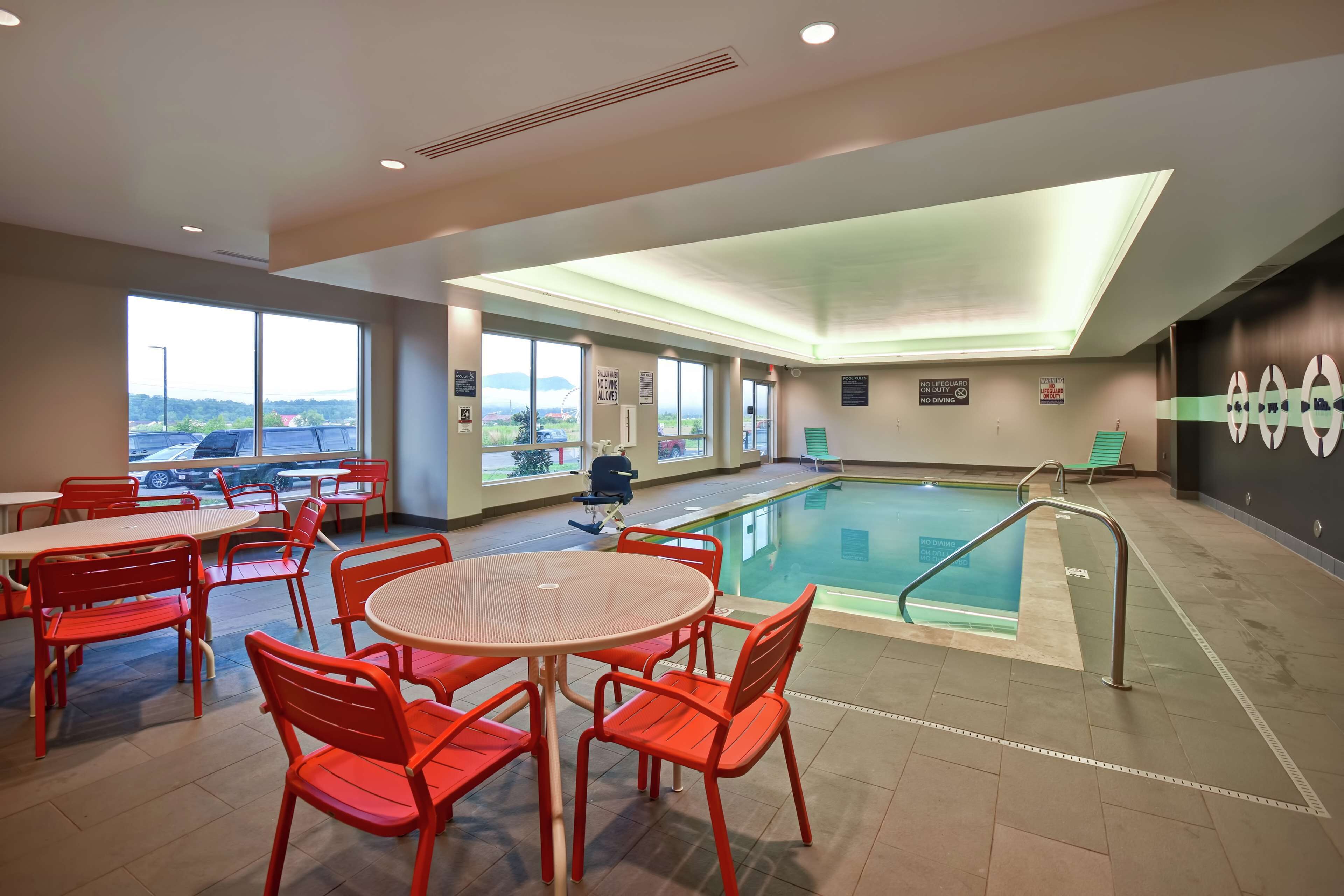 indoor pool, outdoor pool