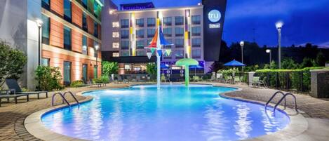 Indoor pool, outdoor pool
